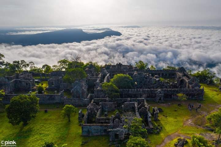 Preah Vihear temple from the drone (Google photo)