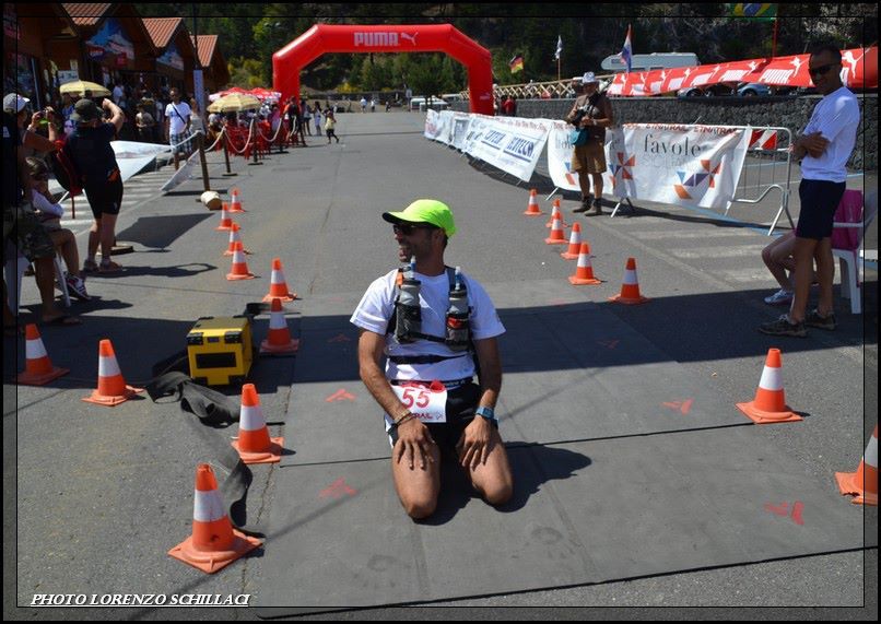 Caption: A picture of me exhausted and happy on the finish line after 6 hours trailrunning on the Etna mountain, August 2013.