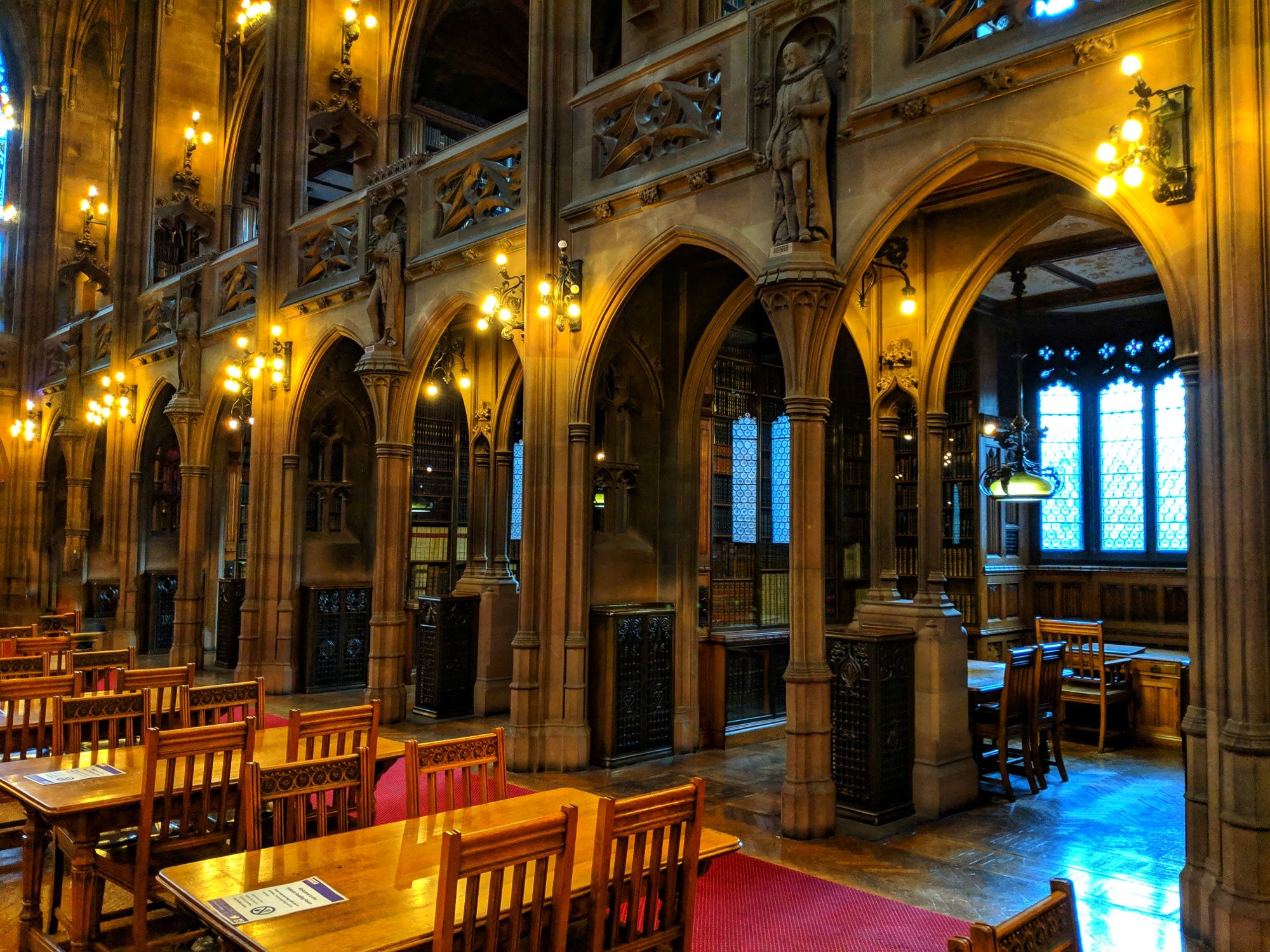 Sit in the reading room