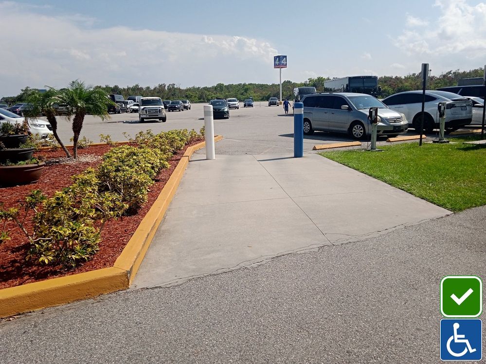 Accessible Parking, Kennedy Space Center, Orlando