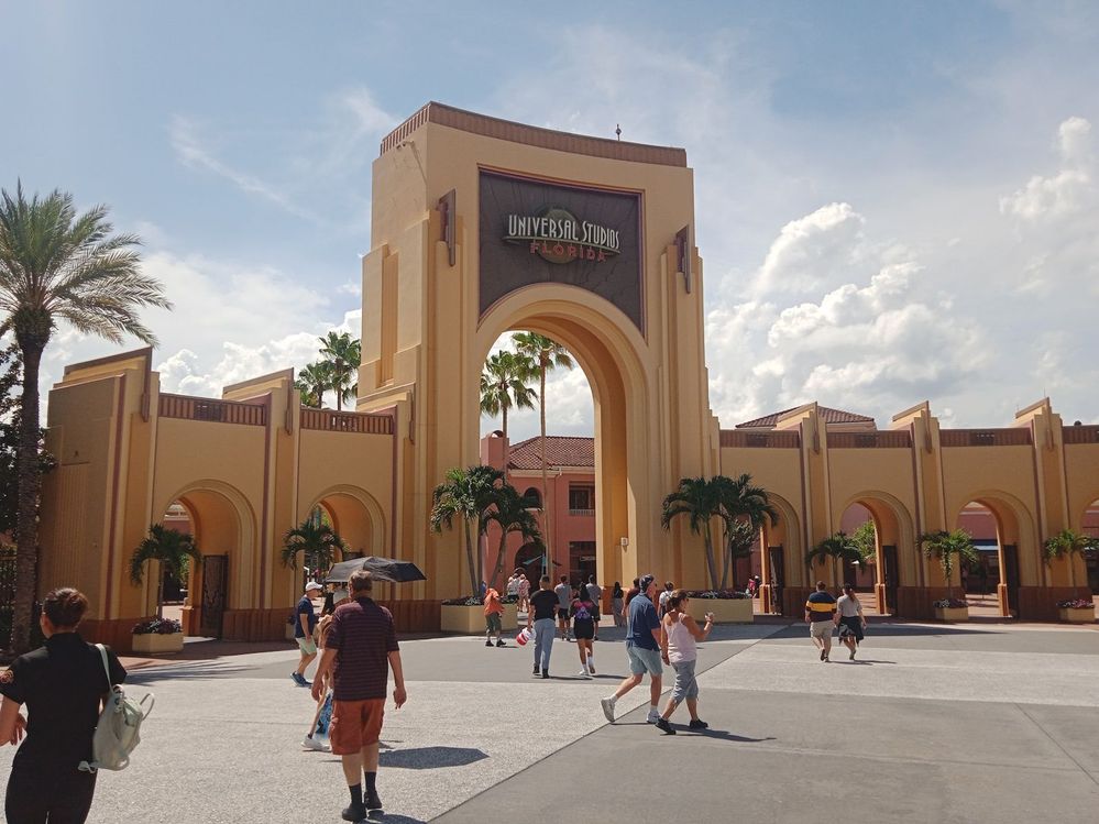 Ticketing Area at the Universal Studios in Orlando