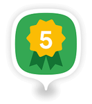 Five-time Connect Challenge Winner Badge