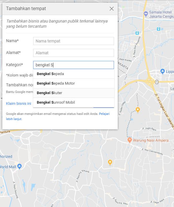 Solved: Local Guides Connect - Kategori dalam bahasa inggris - Local