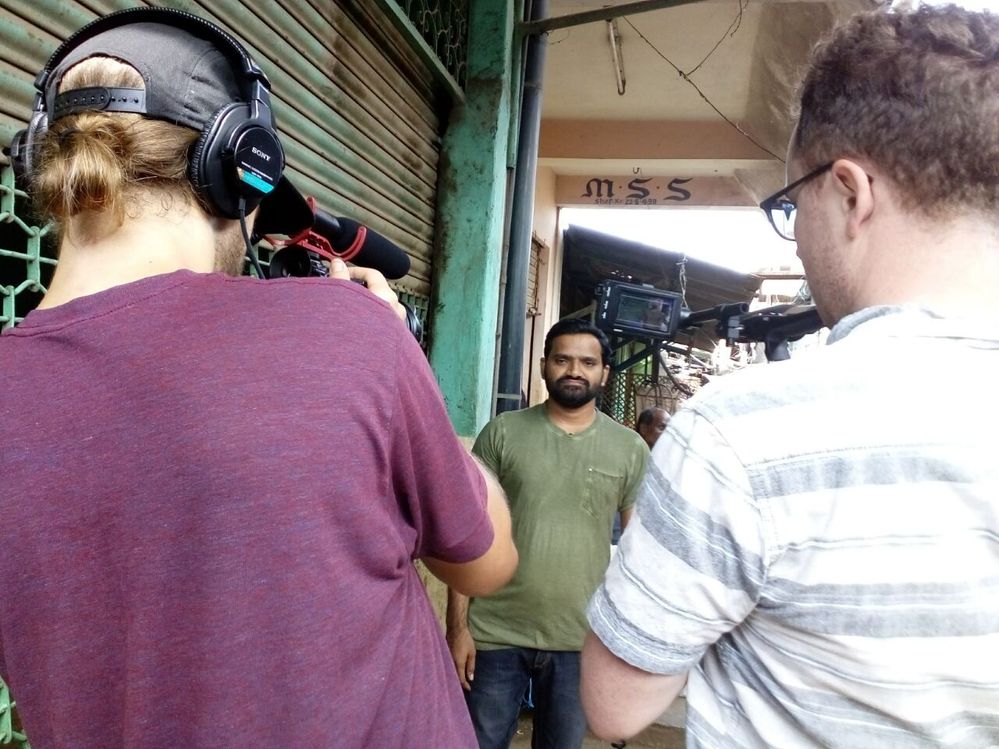 Video shoot at Hyderabad
