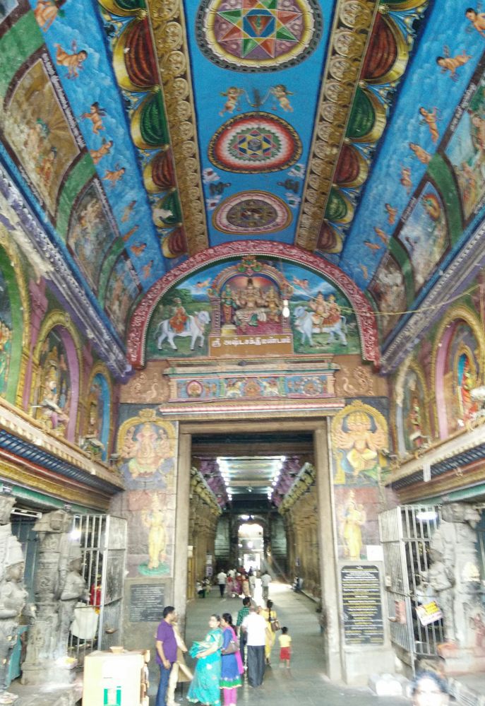 Meenashki temple, Madurai, Tamil Nadu.