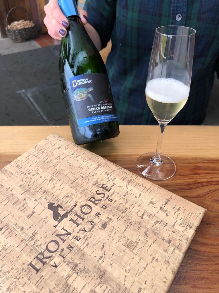 Famous for their Sparkling Wines, Iron Horse Vineyards also makes custom, limited-edition wines to help worthy causes. Photo Credit: @KarenVChin