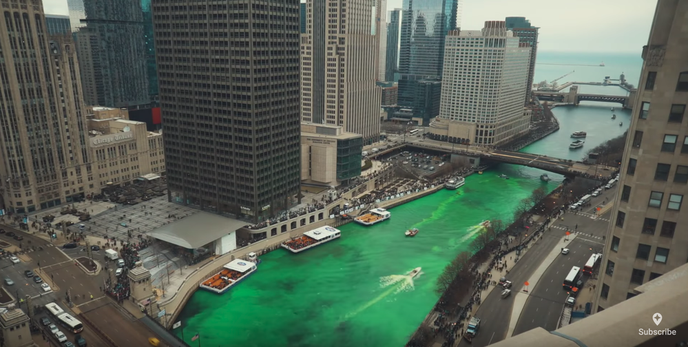 LISTEN: Partnership between plumbers union, boat tour turns Chicago River  green for St. Patrick's Day - Medill Reports Chicago