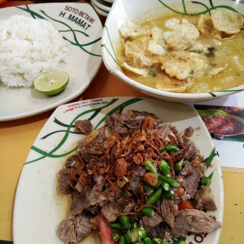 Local Guides Connect Oseng Daging Soto Betawi Hj Mamat Local Guides Connect