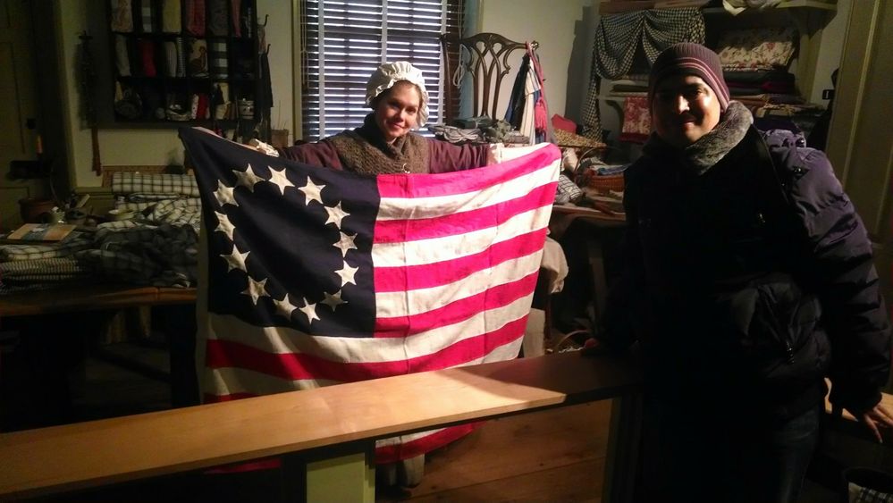 bandera original de betsy ross